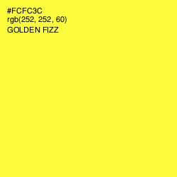 #FCFC3C - Golden Fizz Color Image